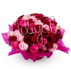 bouquet of roses Je t´aime / I love you