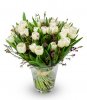 букет белых тюльпанов Бланш