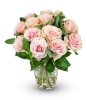 a bouquet of Sweet Clarisse roses