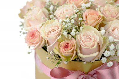 květinový box Romance detail
