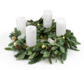 Advent wreath Luxury Grey