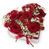 květinový box Red Romance love