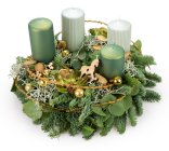 Advent wreath Luxury Green