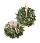 Advent wreath Luxury Gold Grey