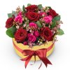 Box of flowers Magenta